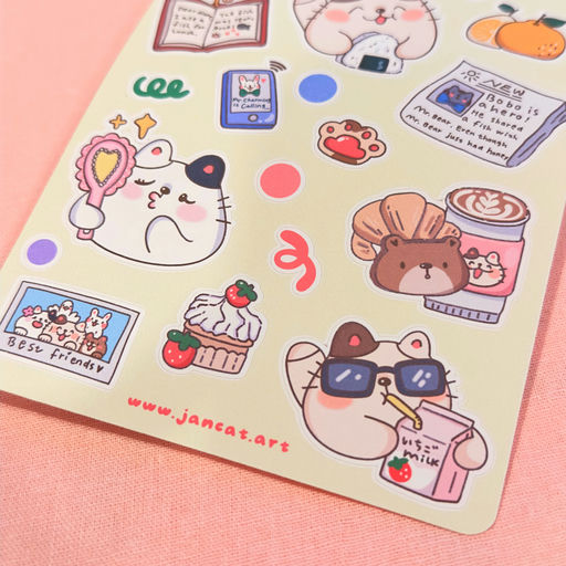 Sticker Sheet - Cozy Day